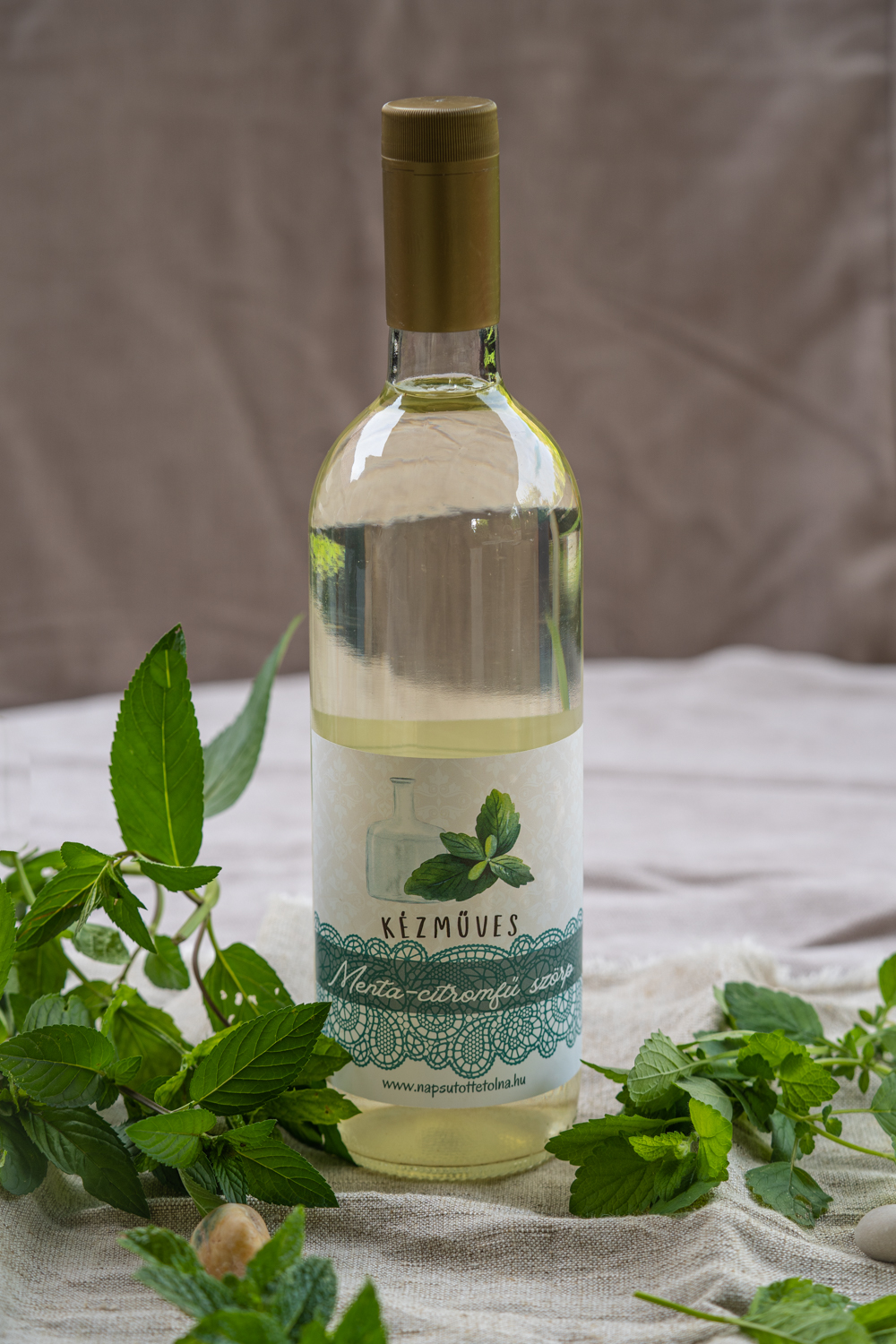 citromfű menta szörp